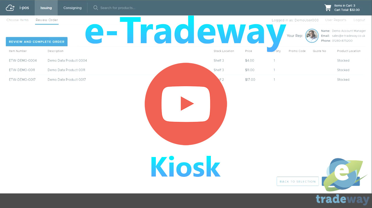 E-Tradeway Kiosk Demonstration Video